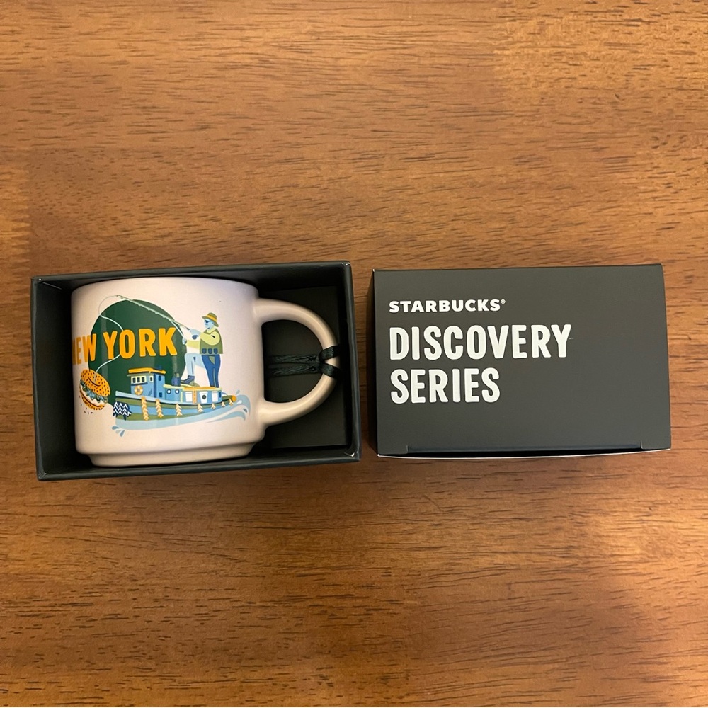 New Starbucks tiny discovery series 2oz New York mug